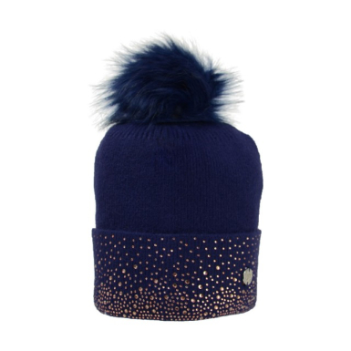 HY Hy Equestrian Alaska Diamante Bobble Hat